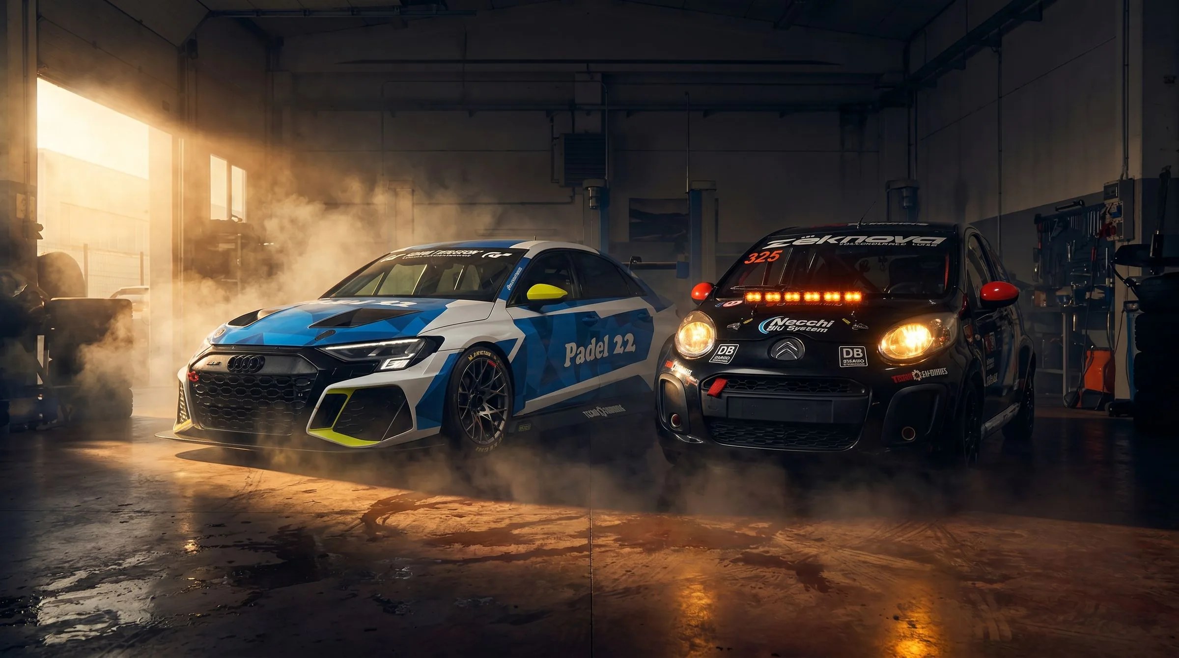 Audi RS3 LMS e Citroën C1 — Tecniengines Motorsport